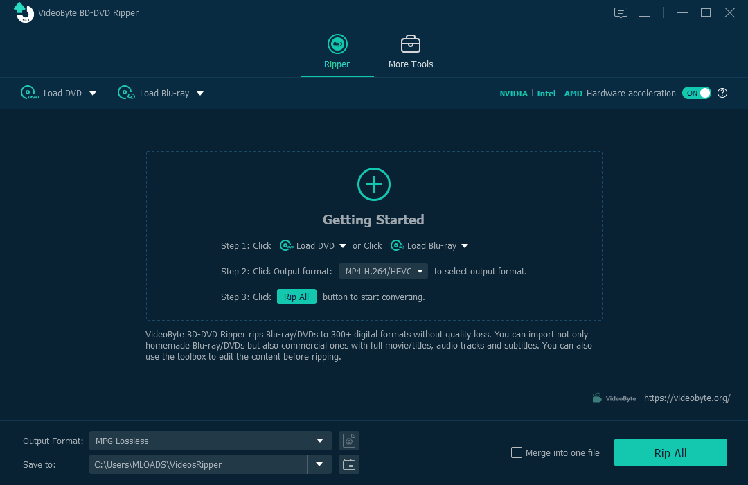 VideoByte BD-DVD Ripper с ключом для Windows