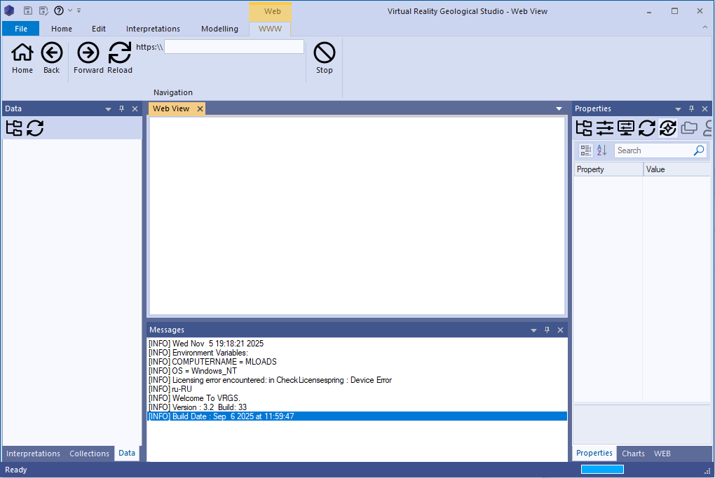 Virtual Reality Geological Studio screenshot
