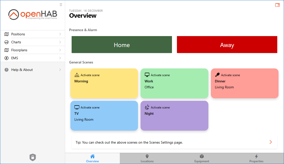 openHAB для Windows