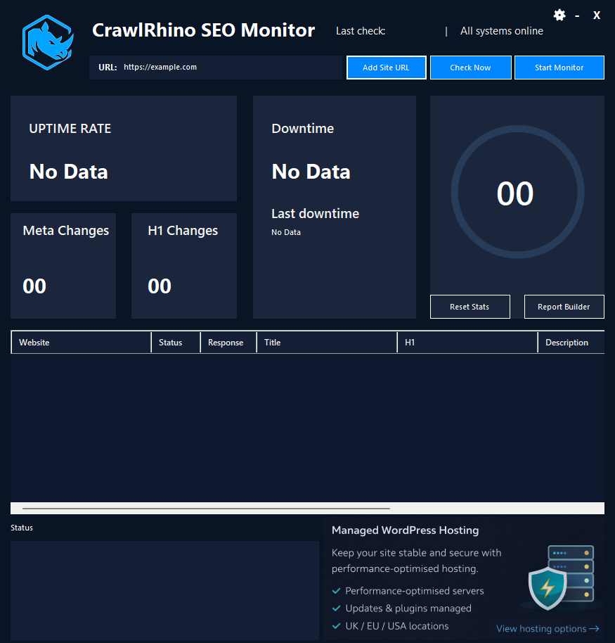 CrawlRhino SEO Monitor для Windows с кряком и ключом