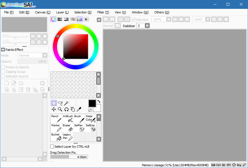 PaintTool SAI crack для Windows