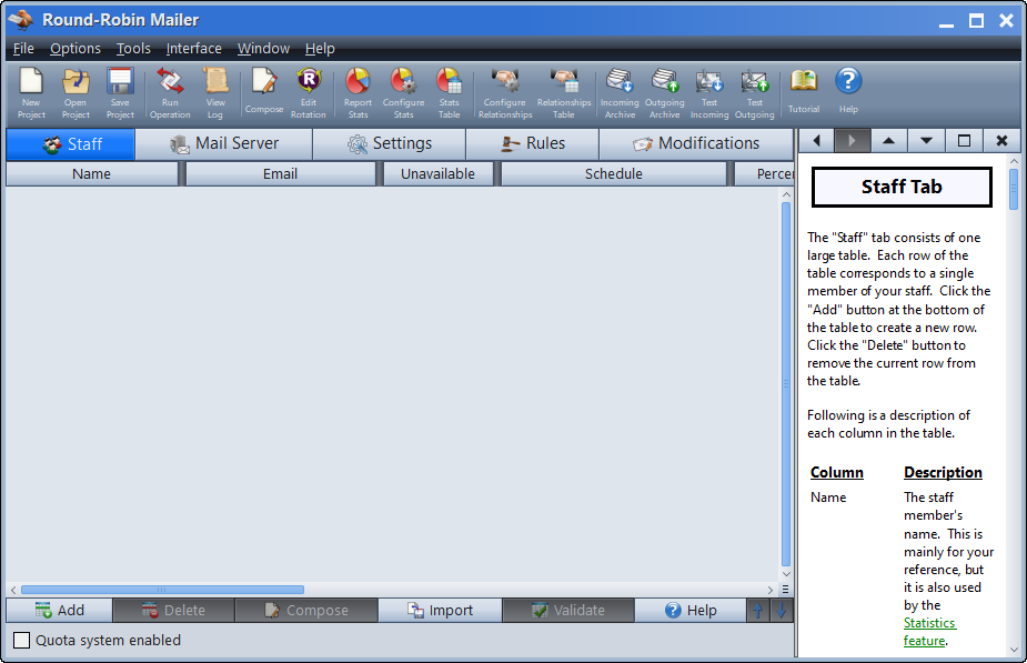 Round-Robin Mailer для Windows