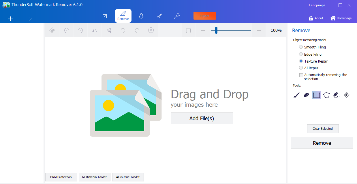 ThunderSoft Watermark Remover для Windows