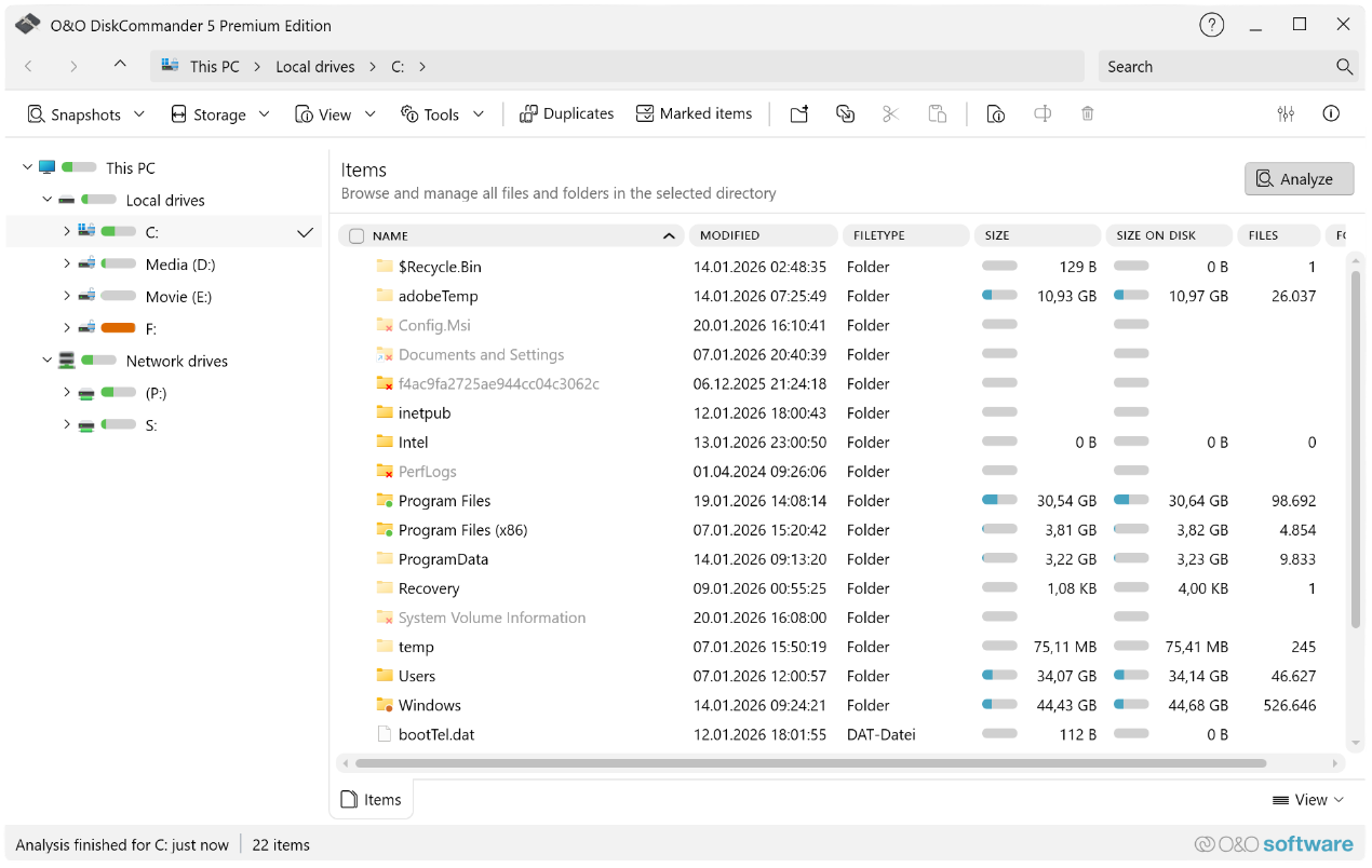 O&O DiskCommander с ключом и кряком