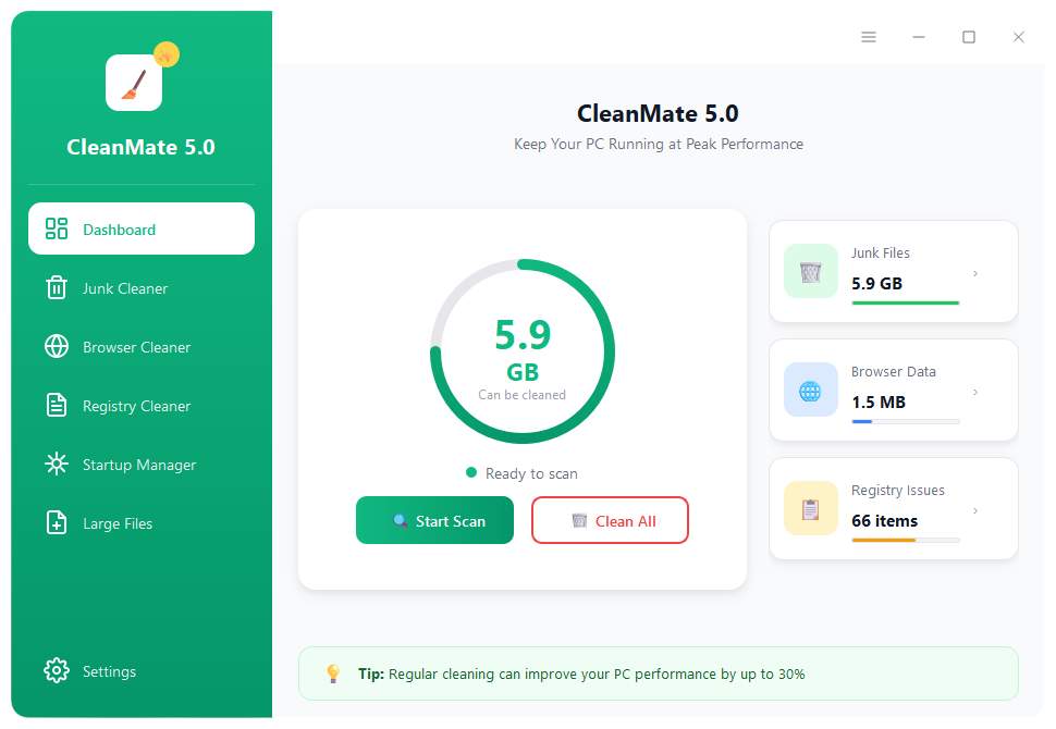 UUbyte CleanMate с кряком и ключом активации