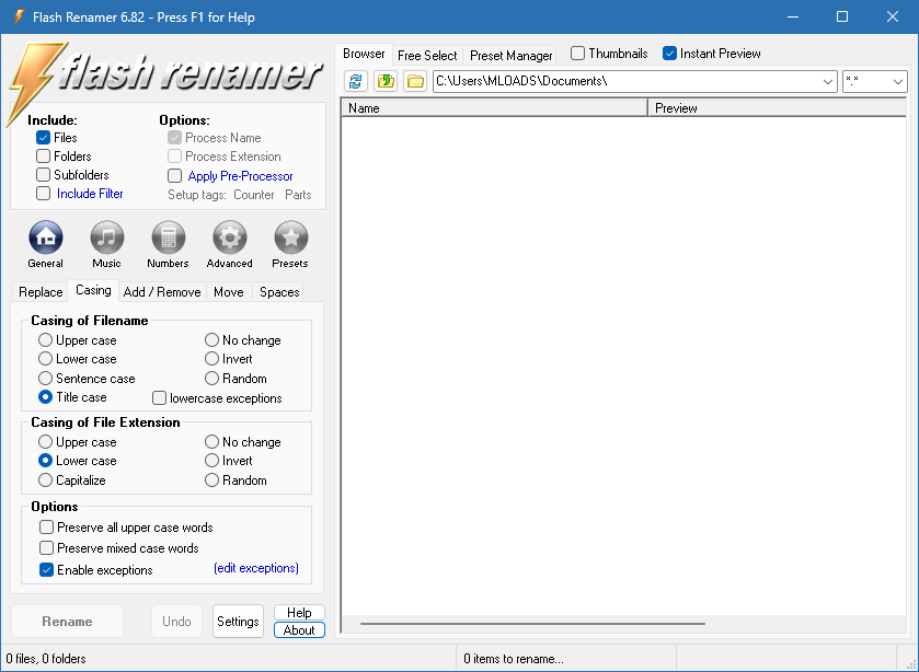 Flash Renamer для Windows