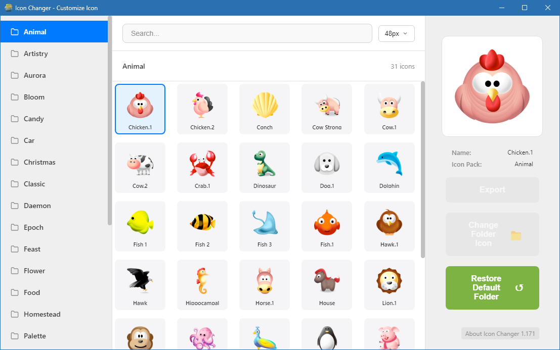 Icon Changer для Windows