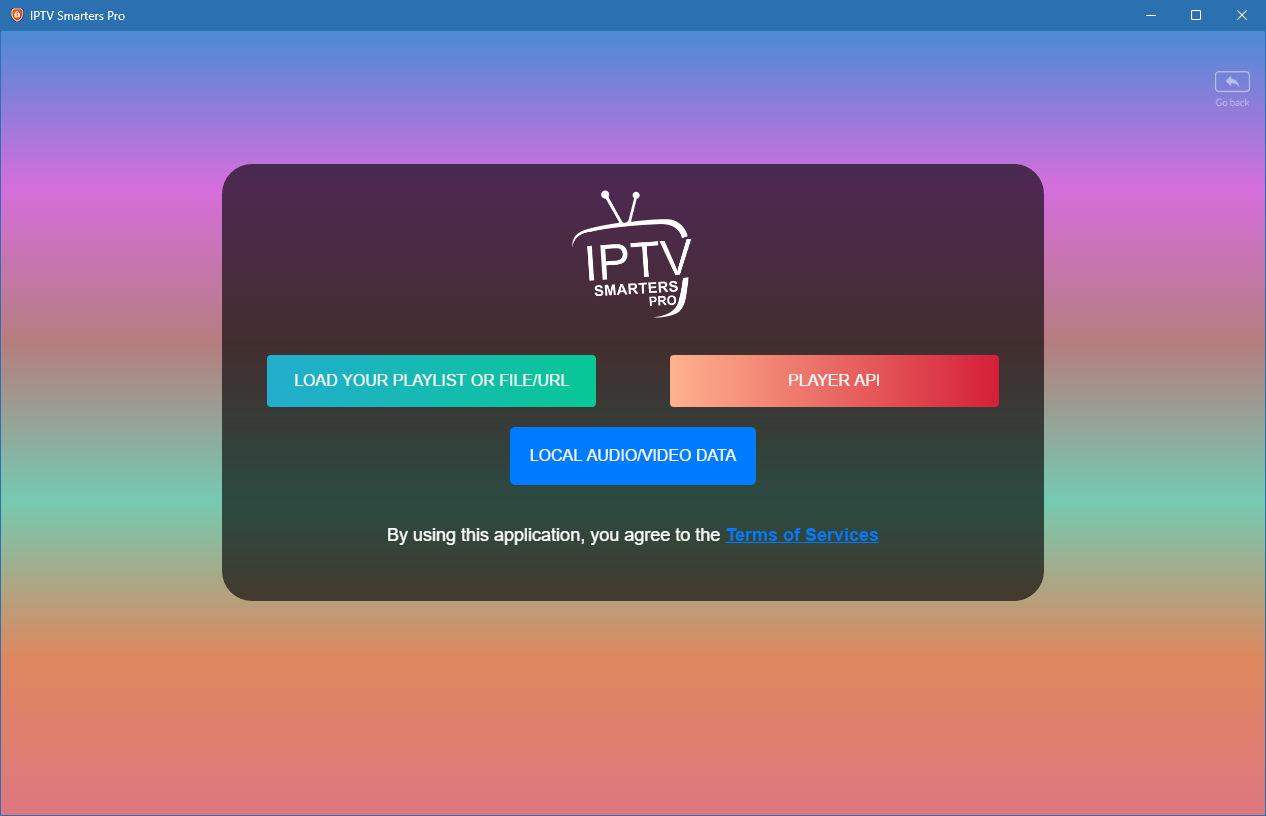 IPTV Smarters Pro для Windows