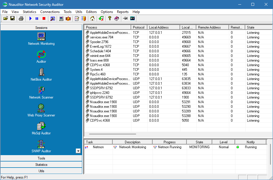 Nsauditor Network Security Auditor с ключом для Windows