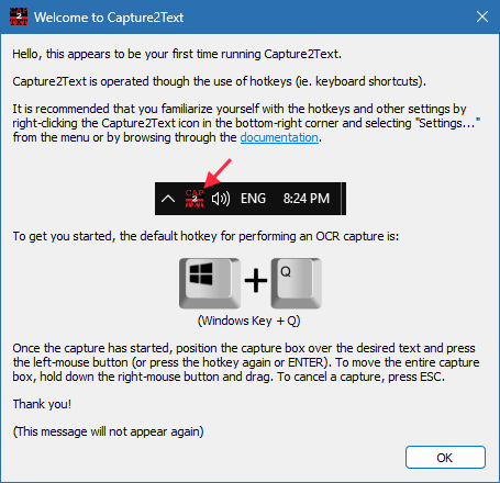 Capture2Text для Windows