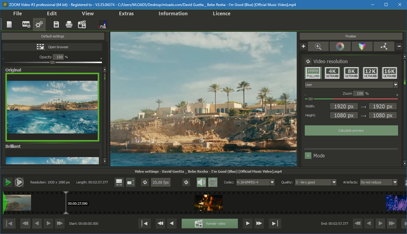 Franzis ZOOM Video #3 Pro для Windows crack