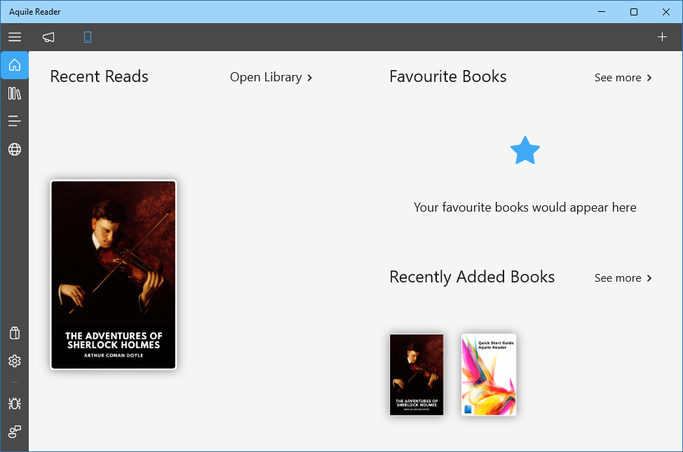Aquile Reader для Windows