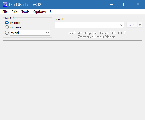 QuickUserInfos для Windows