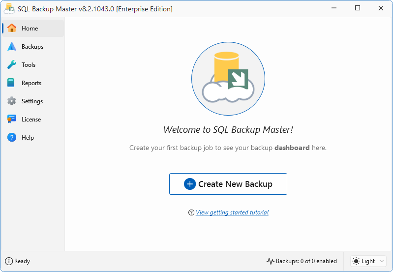 SQL Backup Master с ключом активации